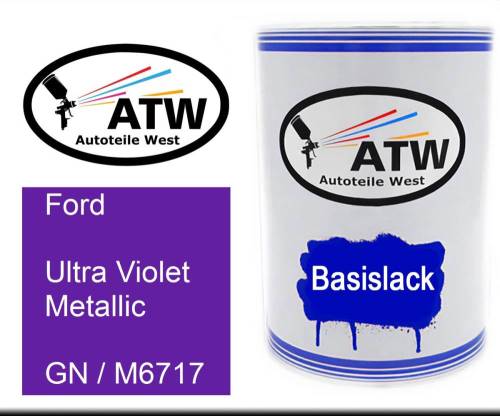 Ford, Ultra Violet Metallic, GN / M6717: 500ml Lackdose, von ATW Autoteile West.
